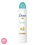 اسپری ضد تعریق زنانه داو Go Fresh با رایحه گلابی